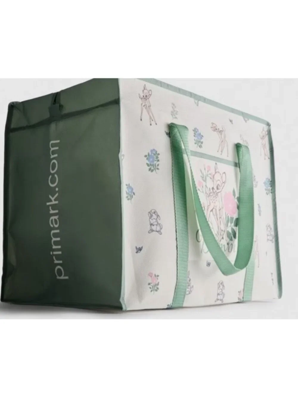 Primark Disney Bambi XL Lightweight Storage Bag Foldaway Handles Zips NWT